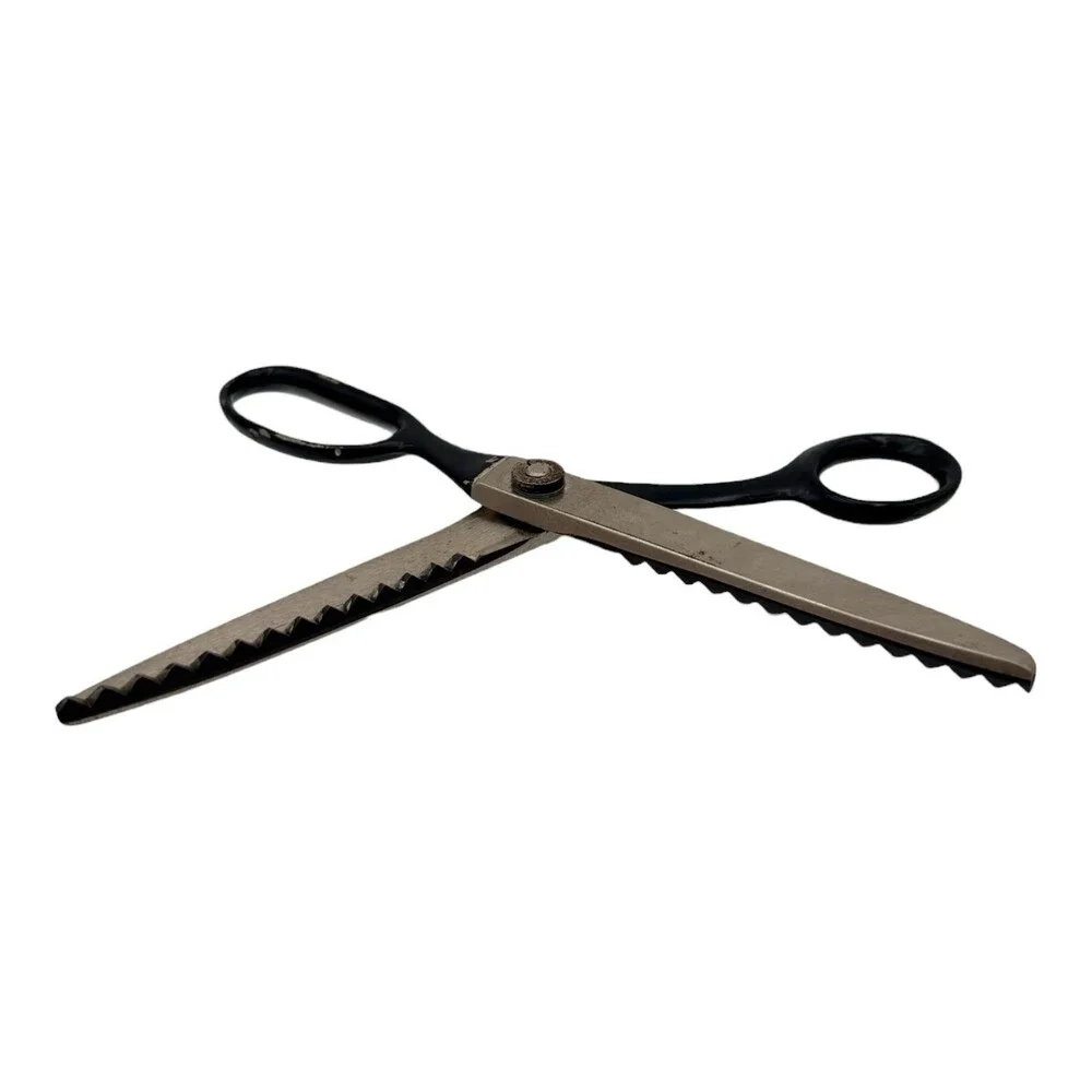 VTG 1930s J Wiss & Sons Pinking Shears Zig-Zag Cut Model C 3.5